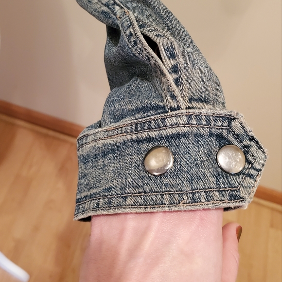 RUSTIC DENIM Zip Up Jacket Blazer - Picture 4 of 8